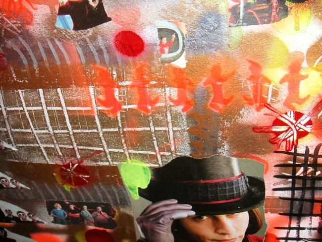 Painting titled "Détail de" by Toytoy, Original Artwork