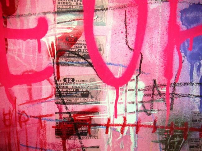 Painting titled "Détail HS" by Toytoy, Original Artwork