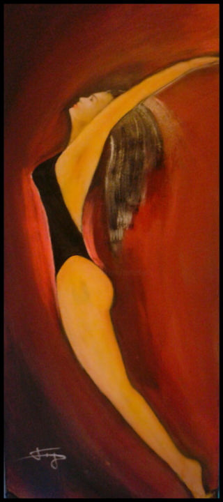 gymnaste 绘画, 78.7x26 in