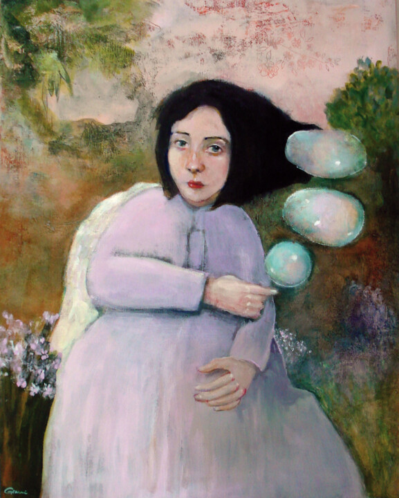 绘画 标题为“Le Signal” 由Marta Grassi, 原创艺术品, 丙烯