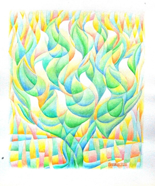绘画,  13x11 in 