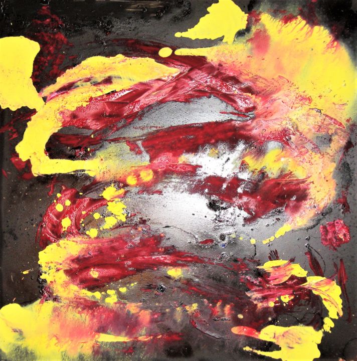 Painting titled "SCHEMA OF THE EONS" by David Cade, Original Artwork, Acrylic