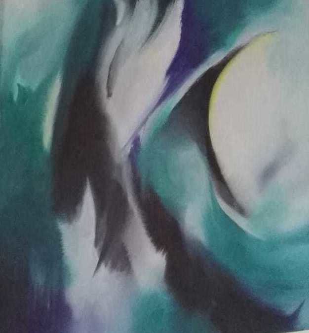 Painting titled "explendor" by Juan Appleton, Original Artwork