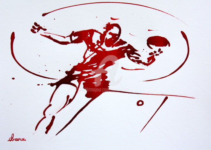 Ping pong N°4 图画, 15.8x19.7 in