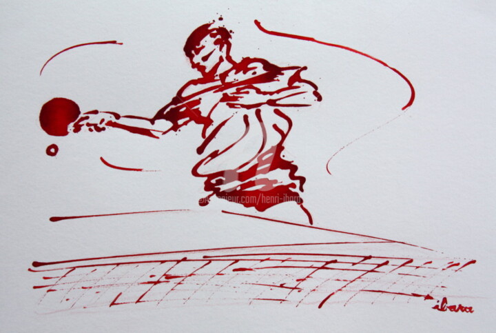 Ping pong N°7 图画, 15.8x19.7 in