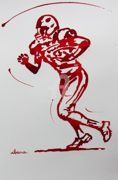 Football américain N°2 图画, 19.7x15.8 in