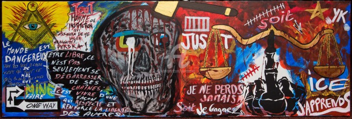 Just Ice 绘画, 15.8x47.2 in