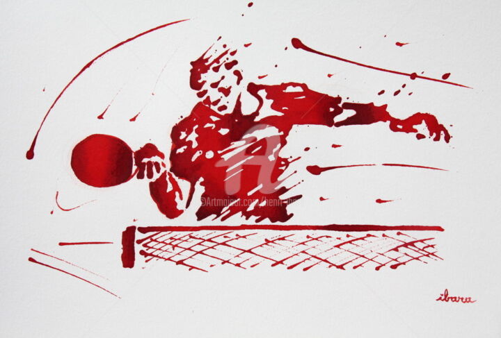 Ping pong N°9 图画, 15.8x19.7 in