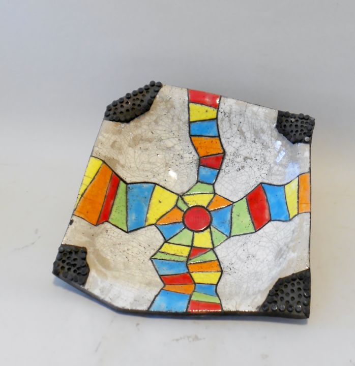 Coupe graphique multicolore 设计, 11x2.4 in