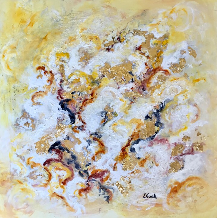 Pintura titulada "When Embers Turn to…" por Elisa Cook Benbassat Bassat, Obra de arte original, Oleo