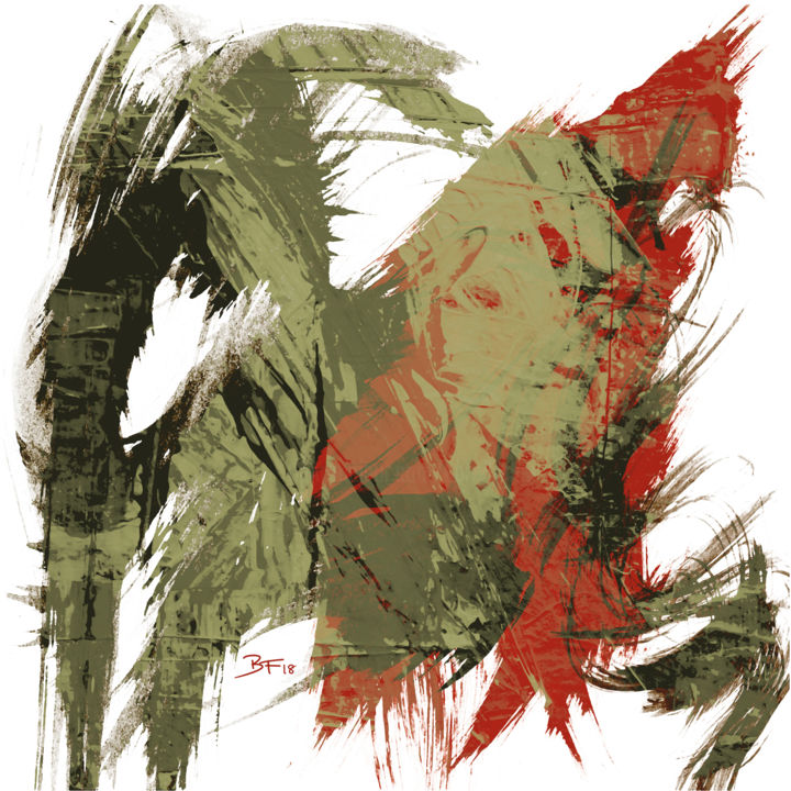 Digital Arts με τίτλο "Devourer of Purity" από Barry Farley Visual Arts, Αυθεντικά έργα τέχνης, Ψηφιακή ζωγραφική