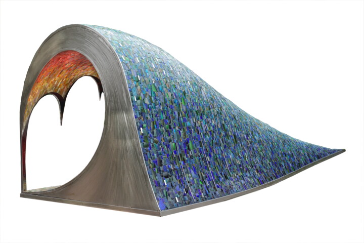 Brandung.jpg 雕塑, 118.1x43.3 in