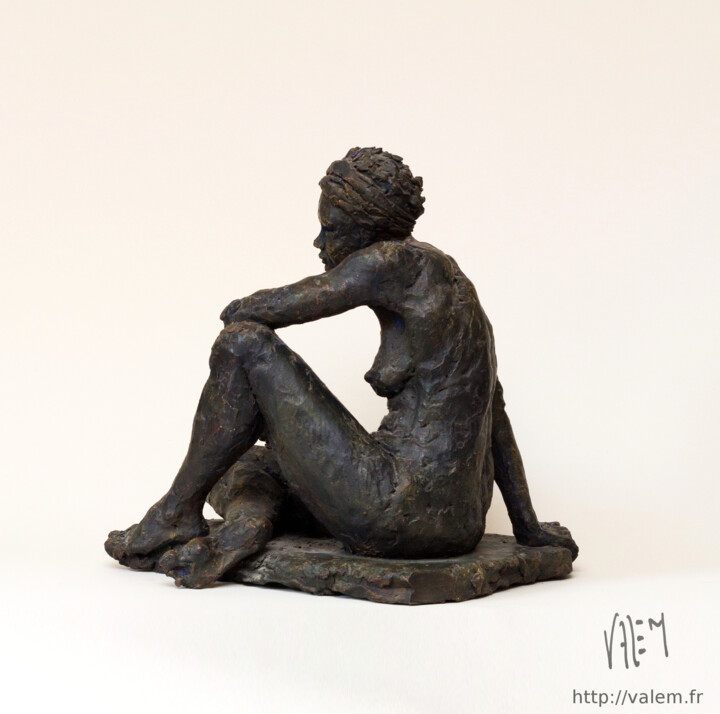 J'aurais aimé... 雕塑, 15.4x16.5 in