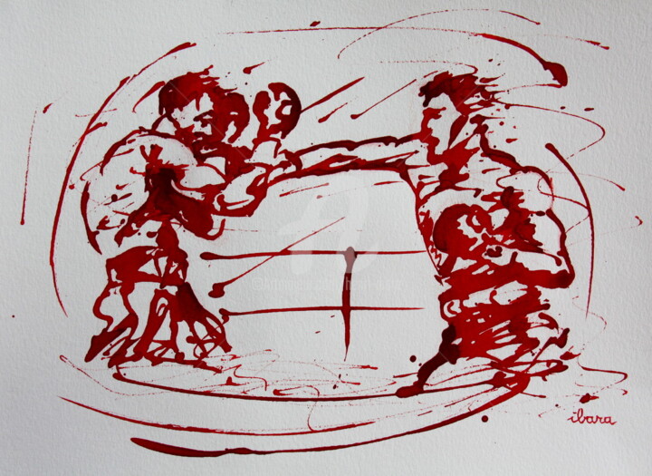 Boxe N°11 图画, 15.8x19.7 in