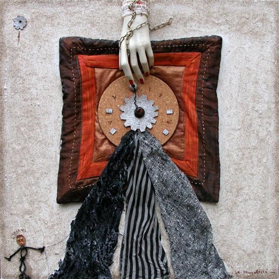 Sculpture titled "L'eterna ruota" by Angelo Mazzoleni, Original Artwork, Plastic Mounted on artwork_cat.