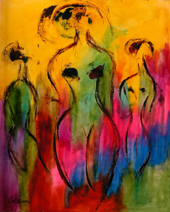 La Meneuse - Head Cheerleader 绘画, 31.9x25.6 in