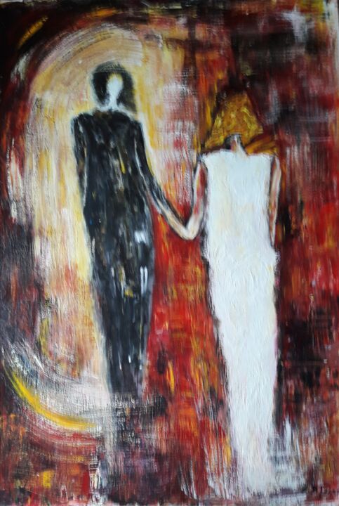 I Come 绘画, 25.6x19.7 in