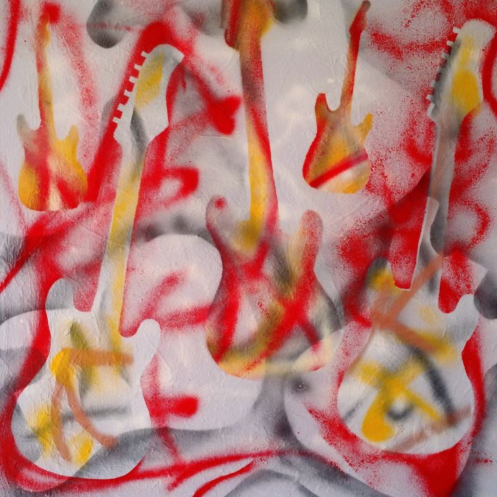 N° 105 Mélodie 绘画, 33.9x33.9 in