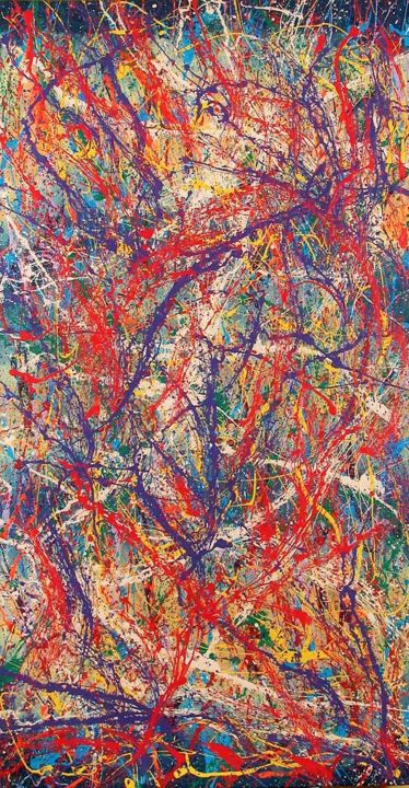 N° 127 Prestige 绘画, 59.8x31.5 in