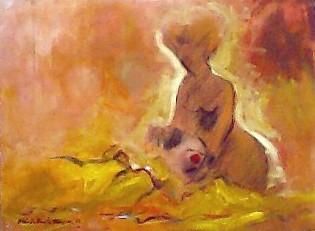 Painting titled "Quarta-feira" by Aldo Luiz De Paula Fonseca, Original Artwork, Oil