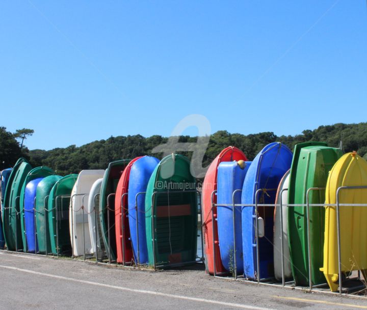 Peinture intitulée "le-port-du-belon-mo…" par Didier Duclos, Œuvre d'art originale