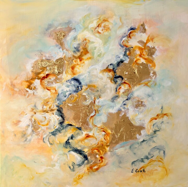 Pintura titulada "Days of Shimmer and…" por Elisa Cook Benbassat Bassat, Obra de arte original, Oleo