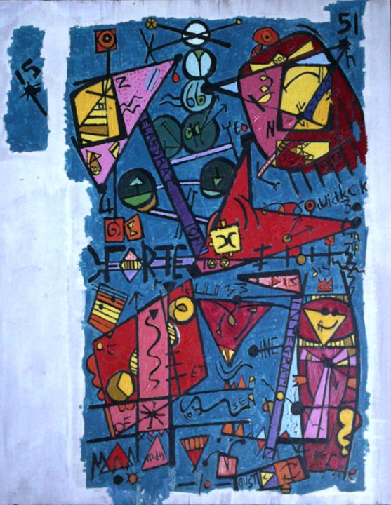 Painting titled "I Can't Even Rememb…" by Gerald Shepherd F.F.P.S., Original Artwork, Oil