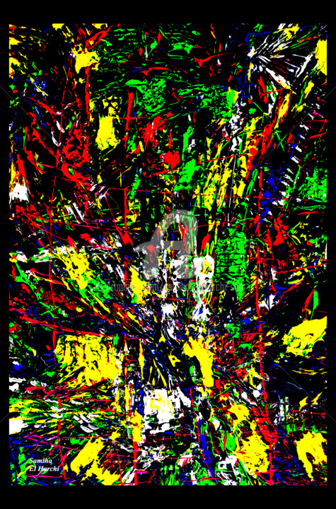 cuba-libre Acrylique 1M x 70 cm 绘画, 39.4x27.6 in