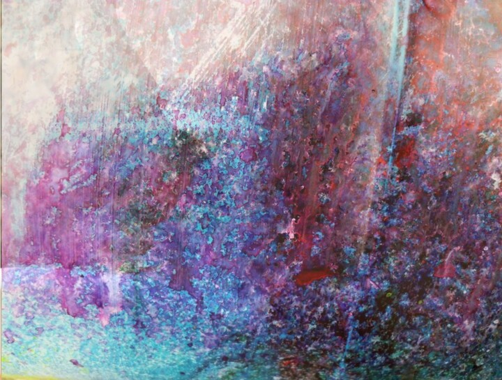Painting titled "abstract" by Ron Atkin, Original Artwork, Acrylic