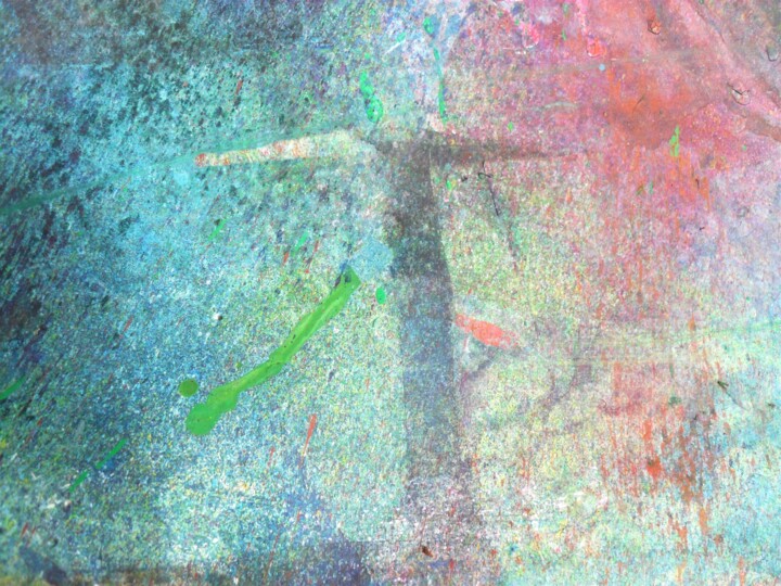 Painting titled "abstract" by Ron Atkin, Original Artwork, Acrylic