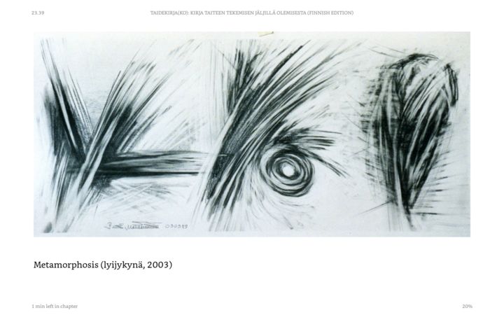 Σχέδιο με τίτλο "One more page from…" από Pertti Matikainen, Αυθεντικά έργα τέχνης, Φυλλάδιο