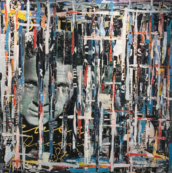 Steeve and the "Mésothéliomes" 拼贴, 47.2x47.2 in
