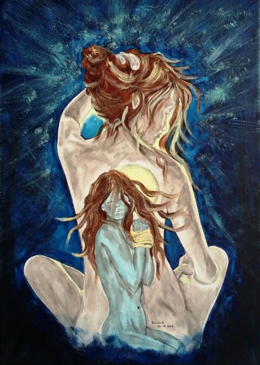 Inside 绘画, 19.7x27.6 in