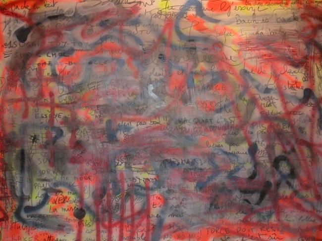 Painting titled "Sans titre 2" by Toytoy, Original Artwork