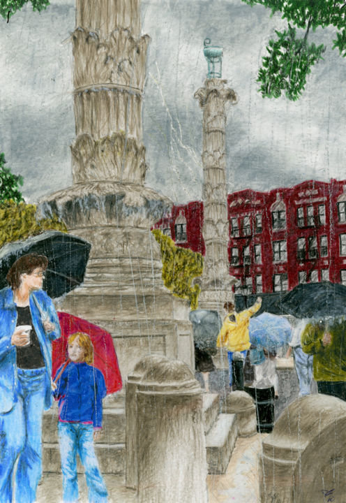 Painting titled "Acanthus Gate, Pros…" by Jim Fischer, Original Artwork, Other