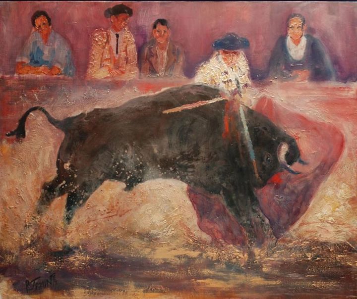 Tauromachie II 绘画, 25.6x31.9 in