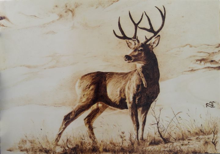 Drawing titled "Ahşap Yakma Tablo-G…" by Nrl, Original Artwork, Other