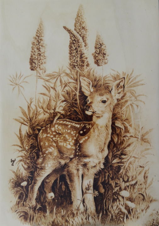 Drawing titled "Ahşap Yakma Tablo-Y…" by Nrl, Original Artwork, Other