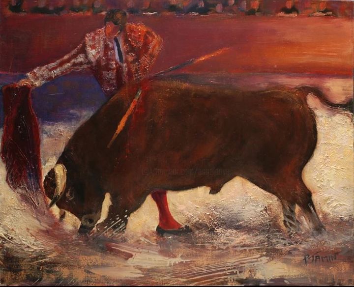 Tauromachie 绘画, 25.6x31.9 in