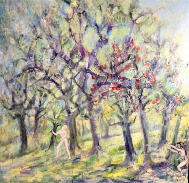 Lou Paradou ou le destin interdit 绘画, 23.6x23.6 in