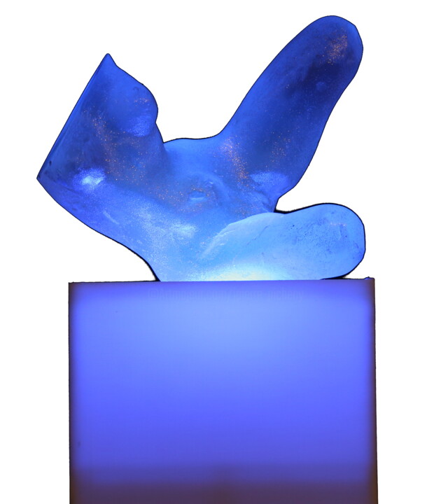 Design titled "Lampe polychrome po…" by Jean Pierre Picheny, Original Artwork, Lighting