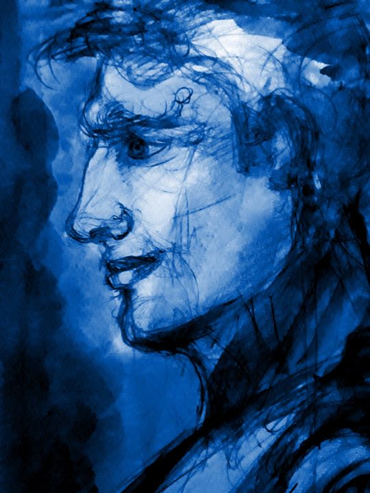 Рисунок под названием "Oh Ménechme !" - Mylène Caïe-Bertin, Подлинное произведение искусства