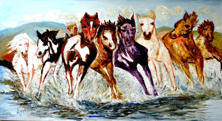 绘画,  36x66 in 