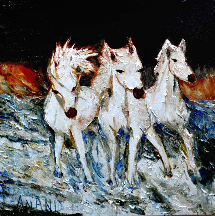 THETHREE 绘画, 36x36 in