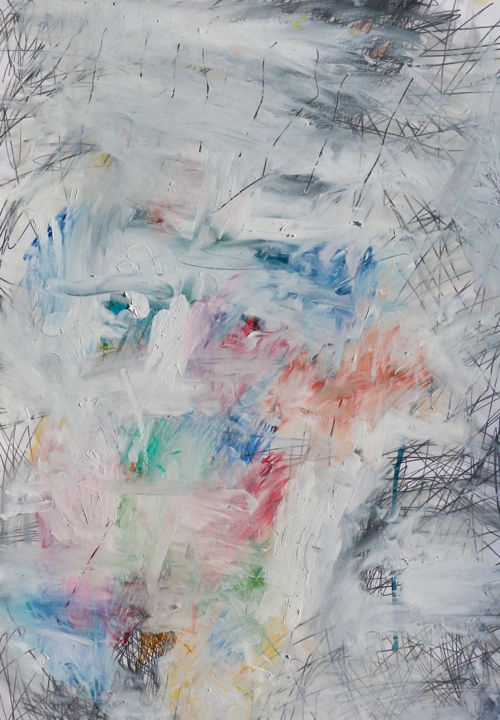 Painting titled ""Tutto ciò che non…" by Giulio Benatti, Original Artwork, Oil