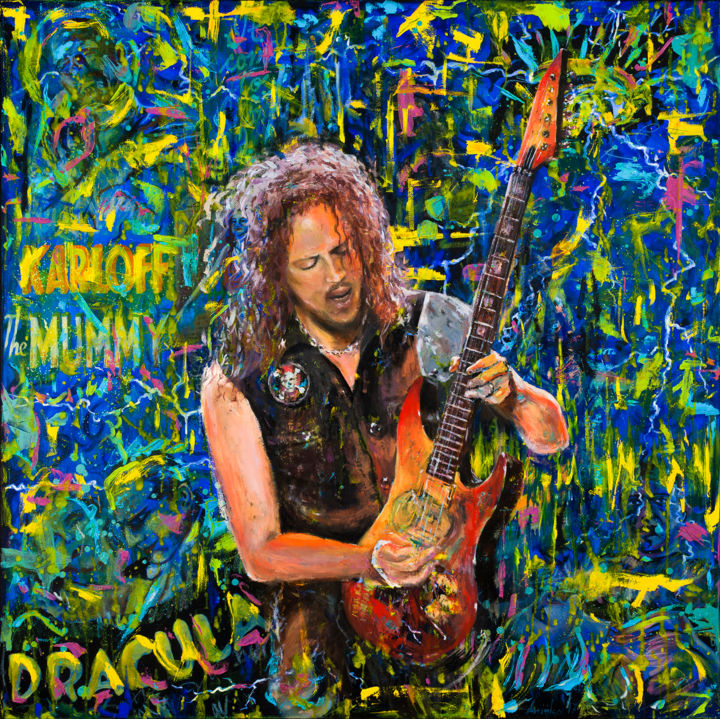 Kirk Hammett 绘画, 39.4x39.4 in