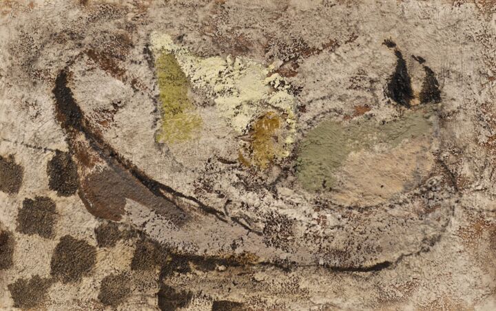 Peinture intitulée "Nature morte aux po…" par Dominique Bertrand, Œuvre d'art originale, Huile