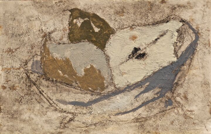 Peinture intitulée "Nature morte aux po…" par Dominique Bertrand, Œuvre d'art originale, Huile