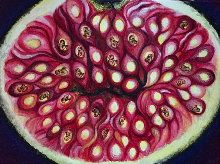 Peinture intitulée "Life everywhere" par Lina Haas, Œuvre d'art originale, Acrylique