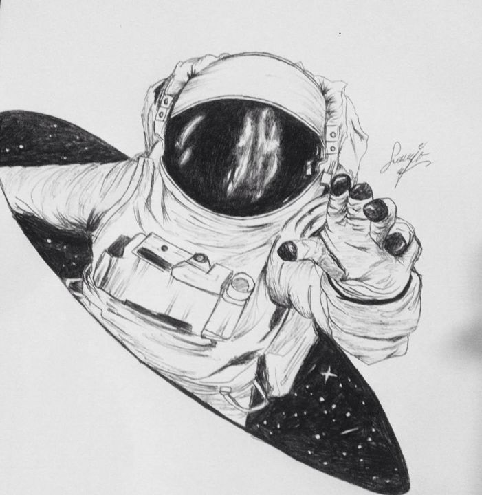 Drawing titled "tothemoon.jpg" by Sami, Original Artwork